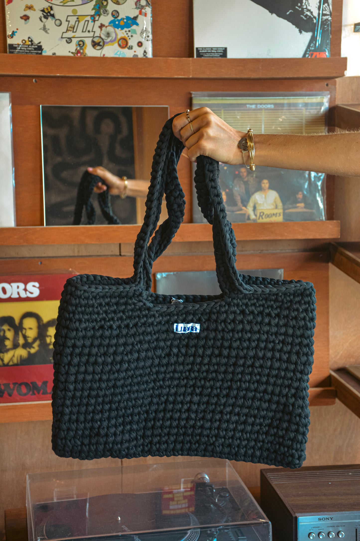 Moon Tote Bag | Black